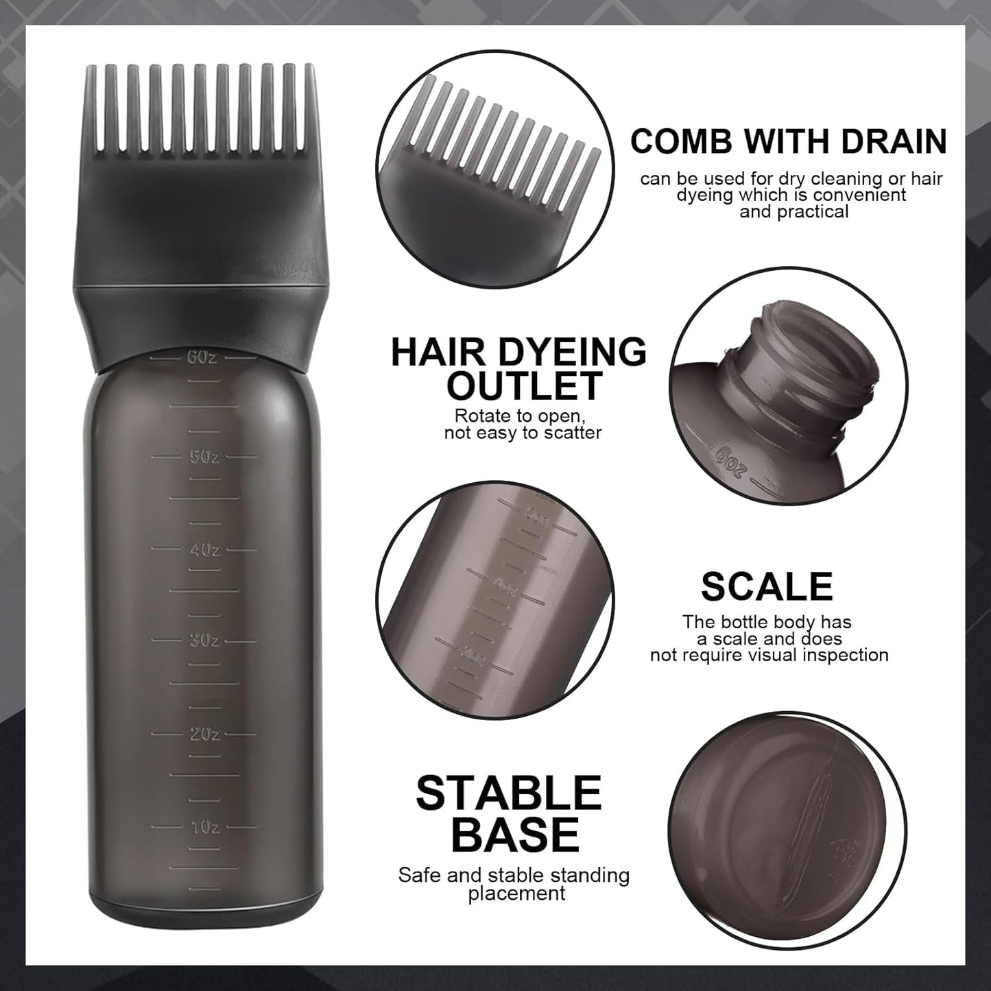 Hair Oil Applicator Comb