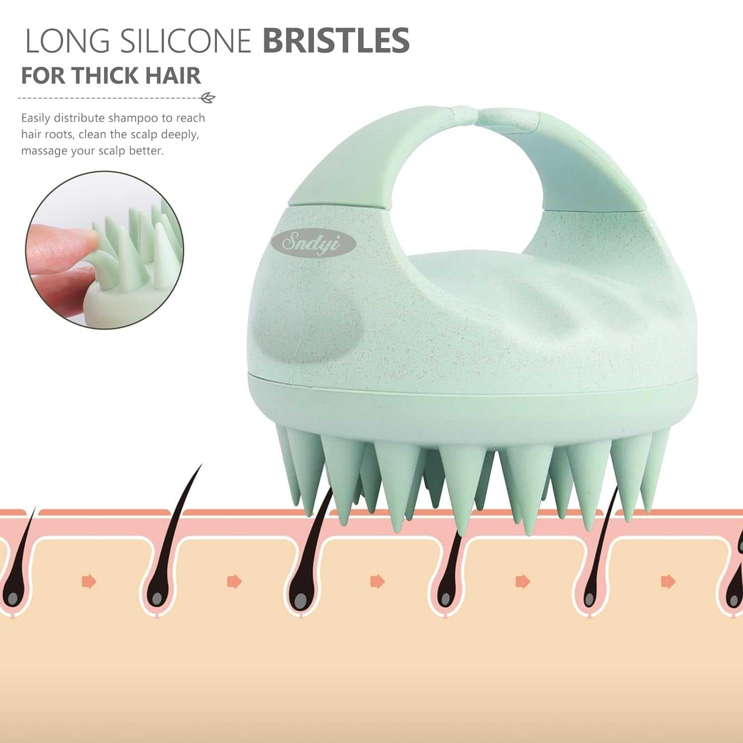 Scalp Massager Shampoo Brush