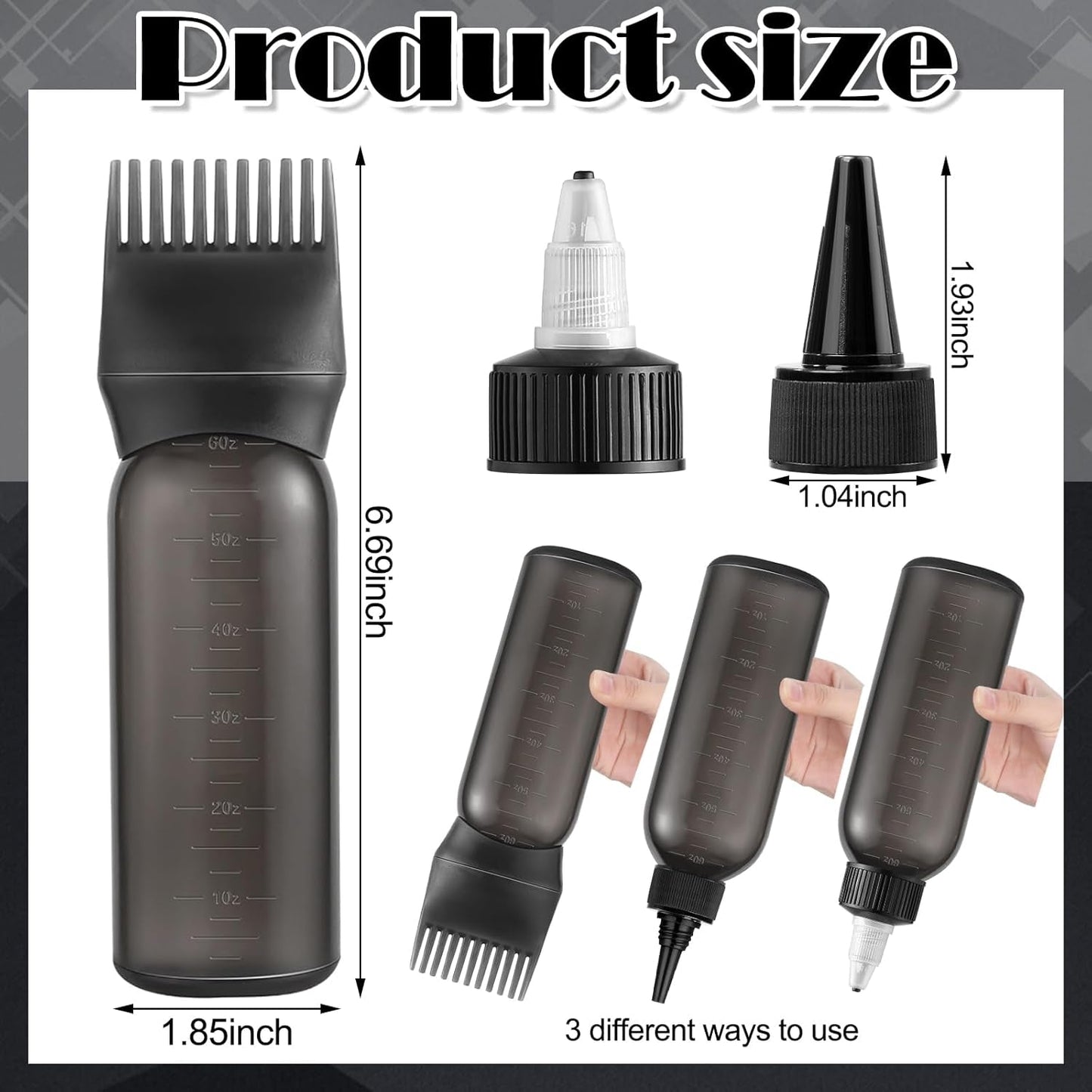 Hair Oil Applicator Comb