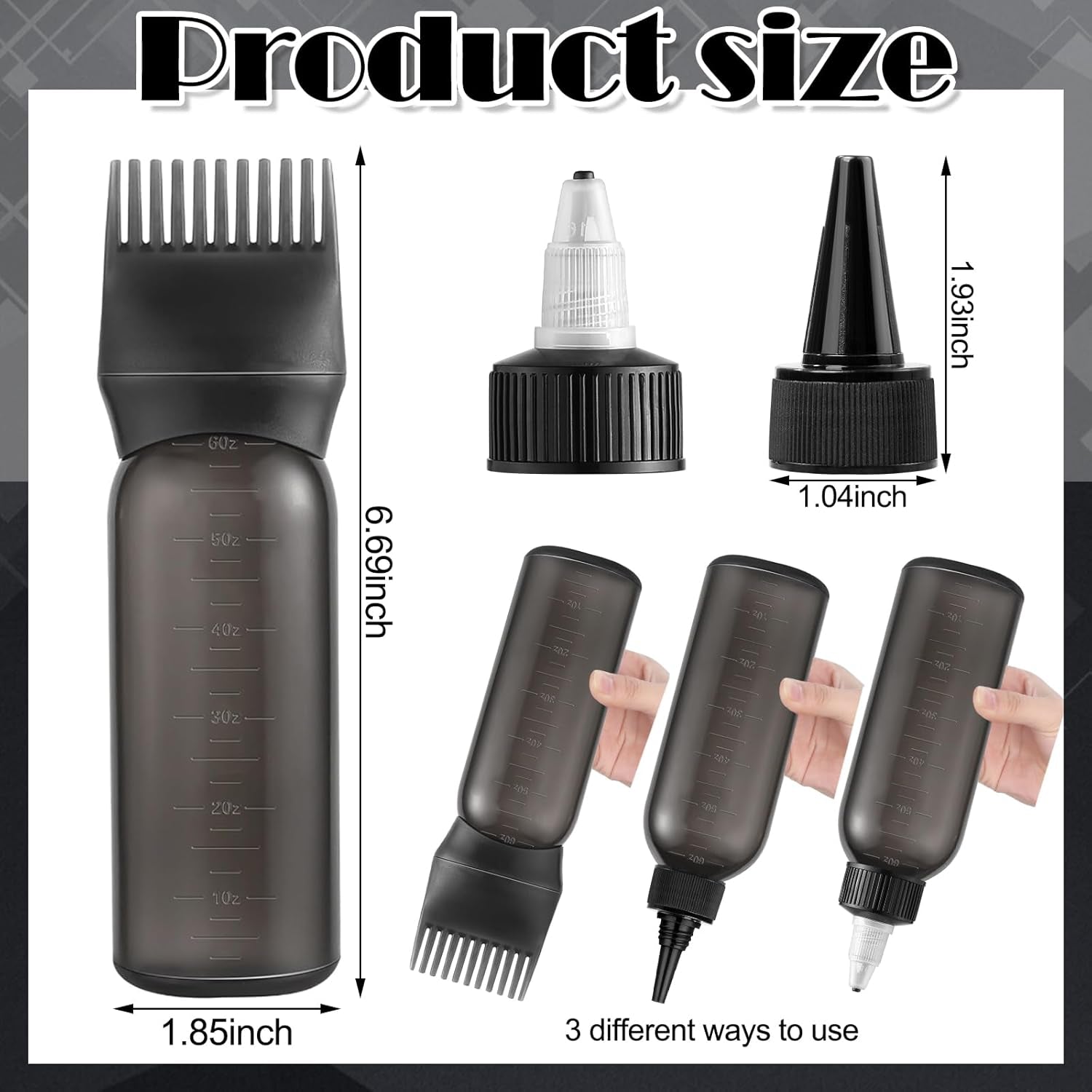 Hair Oil Applicator Comb